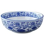Bols chinois en porcelaine bleu et blanc bols de service pour soupe de nouilles salade pâtes bols de ... Bols chinois en porcelaine bleu et blanc bols de service pour soupe de nouilles salade pâtes bols de ...