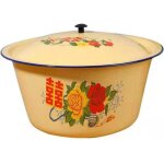 Bol en �mailware chinois vintage �mail soupe bol avec couvercle mixing bowl pour la cuisine ronde salade ...