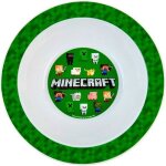 Bol - minecraft - mlamine - 16x4 cm - rond - vert