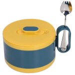 Bol  ramen - inox - double isolation - couvercle anti - fuites - rsistant et hyginique