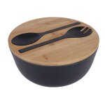 Bols  salade en bambou avec couverts set de grands bols  mlanger 249 cm pour fruits et dcor