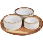 Excellent bols de service avec plateau rond set de 4 pcs ko - 278000750 Excellent bols de service avec plateau rond set de 4 pcs ko - 278000750