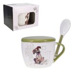 Bol � soupe avec bo�te chien kiub kook