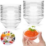 Bols verre transparent 10 pices 7. 5cm mini saladiers tapas sauces desserts pices 75ml