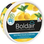 Boldair - gel destructeur d'odeur citron - neutralise les odeurs - parfume - dure 8 semaines - 300g ...
