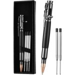 Bolt action stylo  bille premium stylo dcriture de bureau rtractable avec 3 recharge et coffret cadeau ...