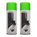 Bombe de peinture - amt - lot de 2 - 330ml - vert feuille - acrylique intérieur / extérieur Bombe de peinture - amt - lot de 2 - 330ml - vert feuille - acrylique intérieur / extérieur