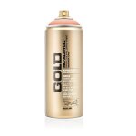 Bombe de peinture - gold - acrylique - salmon - g8070 - 400ml - montana cans Bombe de peinture - gold - acrylique - salmon - g8070 - 400ml - montana cans