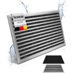 Bomoe alugant paillasson en aluminium 70x100 cm - tapis en caoutchouc pour l?int�rieur & l?ext�rieur ...