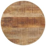 Bon march� * tables gigognes 2 pcs - sweety - bois de manguier brut fr1587
