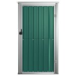 Bon plan abri � outils de jardin - jili hot - cabane � outils vert 88x89x161cm acier galvanis� thome9146171 ...