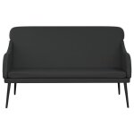 Bon plan banc style franais - jili hot - banquette noir 110x76x80cm similicuir pour entre / couloir ...