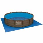 Bon plan bestway tapis de sol pour piscine - jili hot - tanche - flowclear 488x488cm pour jardin / piscine ...