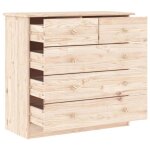Bon plan buffet bahut commode salon - jili hot - commode alta 77x35x73cm - bois massif de pin thome1769608 ...