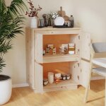 Bon plan buffet bahut vaisselier - jili hot - buffet 60x34x75cm - bois massif de pin - commode salon ...