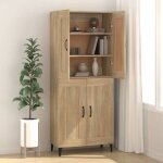 Bon plan buffet bahut vaisselier - jili hot - buffet chêne sonoma 695x34x90cm - bois dingénierie - commode ... Bon plan buffet bahut vaisselier - jili hot - buffet chêne sonoma 695x34x90cm - bois dingénierie - commode ...