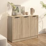 Bon plan buffet bahut vaisselier - jili hot - buffet chêne sonoma 905x30x70cm - bois dingénierie - commode ... Bon plan buffet bahut vaisselier - jili hot - buffet chêne sonoma 905x30x70cm - bois dingénierie - commode ...