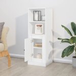 Bon plan buffet bahut vaisselier - jili hot - buffet haut blanc 36x355x1035cm - bois dingnierie - commode ...
