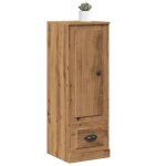 Bon plan buffet bahut vaisselier - jili hot - buffet haut ch�ne artisanal 36x355x1035cm - bois ding�nierie ...