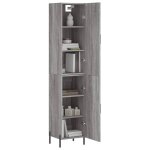Bon plan buffet bahut vaisselier - jili hot - buffet haut sonoma gris 345x34x180cm - bois dingénierie ... Bon plan buffet bahut vaisselier - jili hot - buffet haut sonoma gris 345x34x180cm - bois dingénierie ...