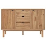 Bon plan buffet bahut vaisselier - jili hot - buffet otta 1135x43x73cm - bois massif de pin - commode ... Bon plan buffet bahut vaisselier - jili hot - buffet otta 1135x43x73cm - bois massif de pin - commode ...
