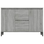Bon plan buffet bahut vaisselier - jili hot - buffet sonoma gris 104x35x70cm - bois dingnierie - commode ...