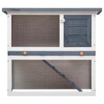 Bon plan clapier lapins petit enclos - jili hot - clapier dextrieur - 1 porte gris bois - pour jardin ...
