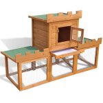Bon plan clapier lapins petit enclos - jili hot - clapier large dext�rieur - avec 1 seule maison - pour ...