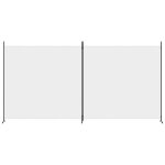Bon plan cloison de s�paration - jili hot - paravent dintimit� pliable - 2 panneaux blanc 348x180cm tissu ...