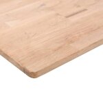 Bon plan console au mur - jili hot - panneau d�tag�re 40x20x15cm - bois de ch�ne massif non trait� - ...