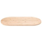 Bon plan dessus de table plateau pour table - jili hot - 90x45x25cm - bois de pin massif ovale thome5186392 ...