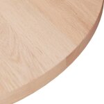Bon plan dessus de table plateau pour table - jili hot - rond �40x15cm - bois de ch�ne massif non trait� ...