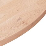 Bon plan dessus de table plateau pour table - jili hot - rond �70x25cm - bois de ch�ne massif non trait� ...