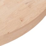 Bon plan dessus de table plateau pour table - jili hot - rond �90x4cm - bois de ch�ne massif non trait� ...
