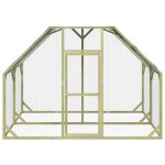 Bon plan enclos animaux lapins - jili hot - poulailler 268x200x190cm - - bois de pin massif imprgn ...