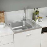 Bon plan vier de cuisine - jili hot - lavabo installation de cuisine et gouttoir argent 600x500x155 ...