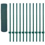 Bon plan grillage volaille clture - jilihot - clture en grillage mtallique avec poteaux acier 25x05 ...