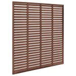 Bon plan grillage volaille cl�ture - jilihot - cl�ture � persiennes wpc 180x180cm marron - pour jardin ...