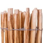 Bon plan grillage volaille cl�ture - jilihot - cl�ture � piquets - bois de noisetier 90x500cm - pour ...
