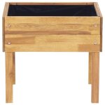 Bon plan jardini�re sur�lev�e 50x40x45cm - bois massif dacacia - pour plantes grimpantes thome2439870 ...