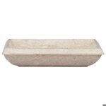 Bon plan lavabo lave - mains - jili hot - cr�me 50x35x10cm marbre - pour salle de bain thome6642240