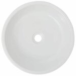 Bon plan lavabo lave - mains - jili hot - ronde c�ramique blanc 42 x 12cm - pour salle de bain thome7187148 ...