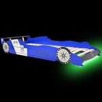 Bon plan lit enfant voiture - jili hot - sommier inclus - avec led 90 x 200cm bleu thome6329524 Bon plan lit enfant voiture - jili hot - sommier inclus - avec led 90 x 200cm bleu thome6329524