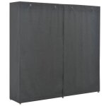 Bon plan meuble penderie dressing - jili hot - garde - robe gris 200 x 40 x 170cm tissu thome4204296 Bon plan meuble penderie dressing - jili hot - garde - robe gris 200 x 40 x 170cm tissu thome4204296