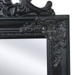 Bon plan miroir sur pied - jili hot - miroir de sol style baroque 160x40cm noir - pour chambre thome1898588 ...