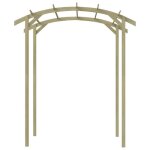 Bon plan pergola de jardin - jili hot - 180x197x210cm - bois de pin impr�gn� - pour jardin / mariage ...