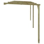 Bon plan pergola / tonnelle / arche - jili hot - pergola  appentis 2 x 4 x 22 m bois thome1786660