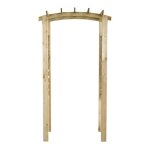 Bon plan pergola / tonnelle / arche - jili hot - arche en treillis 110x60x210cm - bois de pin massif ...
