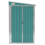 Bon plan remise de jardin - jili hot - cabane � outils murale vert 118x100x178cm acier galvanis� thome1703687 ...
