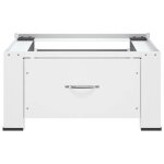 Bon plan socle pour machine � laver - jili hot - support machine � laver avec tiroir blanc thome6132399 ...